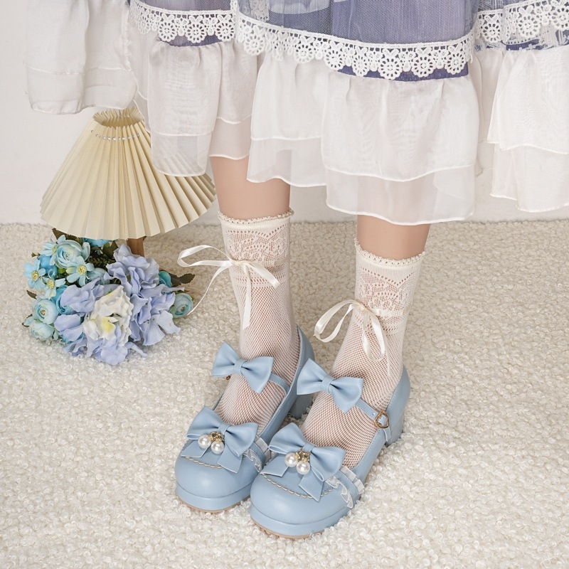 Ženske cipele za plus veličine 28-48, slatka mašna, debela peta, jednoslojne cipele, nove ženske proljetne i jesenske cipele s plitkom kopčom i srednjom petom