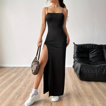 Tarpvalstybinė „Amazon Aliexpress“ moteriška suknelė, europietiška ir amerikietiška, tarpvalstybinė, nauja seksuali petnešėlė be nugaros.