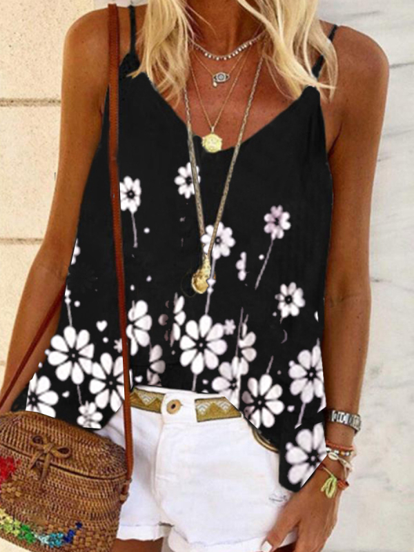 Wish Amazon Aliexpress Letné dámske tričko 2023 Móda Trendy potlačené tielko Dámska móda Všestranná