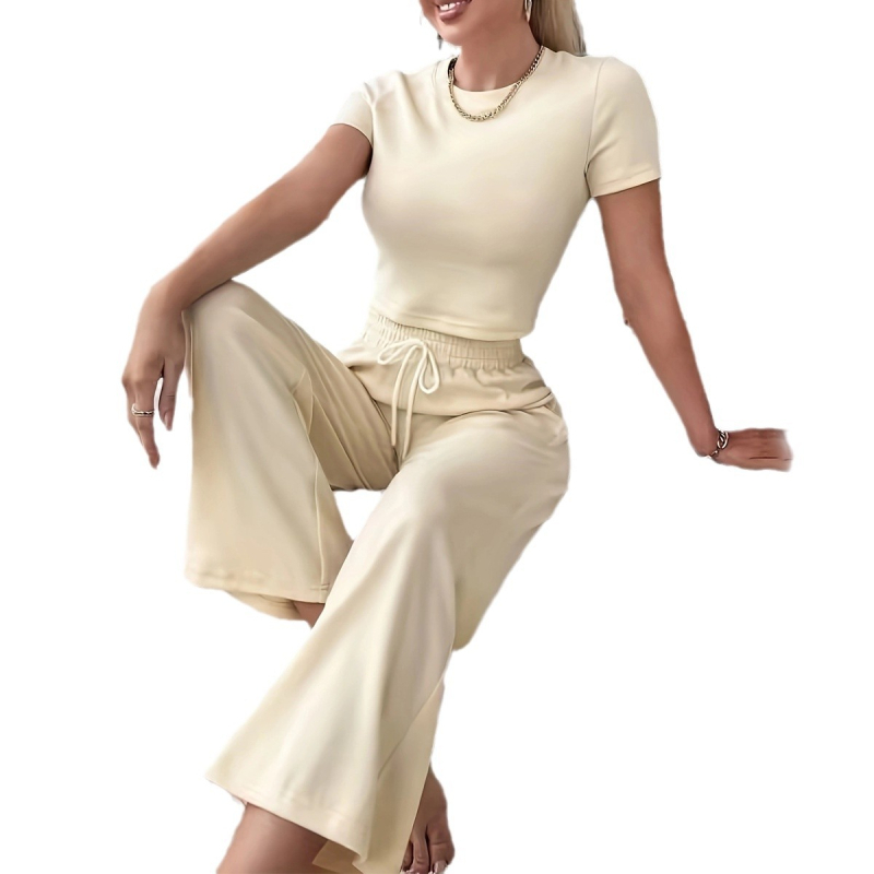 Costume sport și de agrement pentru femei, în stoc transfrontalier, costume casual cu pantaloni Amazon europene și americane