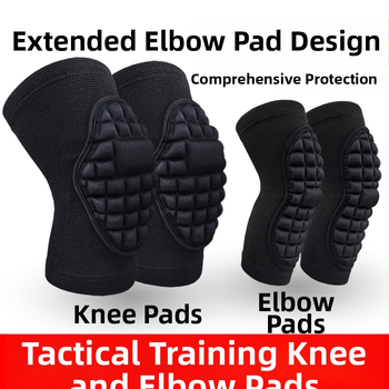 Kelio ir alkūnės pagalvėlė, taktinė šliaužimo sistema, sustorėjusi ir ilga, šliaužianti į priekį, treniruotėms, apsauganti nuo kritimo, apsauganti nuo susidūrimo, atspari dilimui, profesionali sportinė pagalvėlė