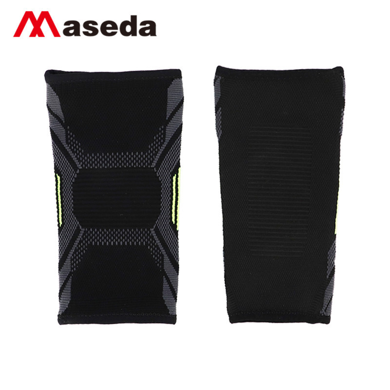 Didmeninė keturių spalvų, mašinomis elastinga megzta alkūnės apsauga, elastinga rankos apsauga, kvėpuojanti megzta rankos apsauga.