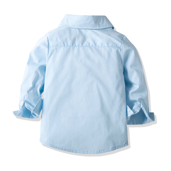 Poiste pikkade varrukatega särk-rihmaga pükste komplekt, laste beebipidu kleitide komplekt, koolihooaja riided