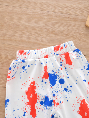 YM057 Παιδικά Ρούχα για Διασυνοριακή Χρήση στο Amazon Παιδικά Ρούχα Ευρωπαϊκό και Αμερικανικό Πουλόβερ με Μακρυμάνικο και Κουκούλα, Σετ Δύο Τεμαχίων, Tie-dye