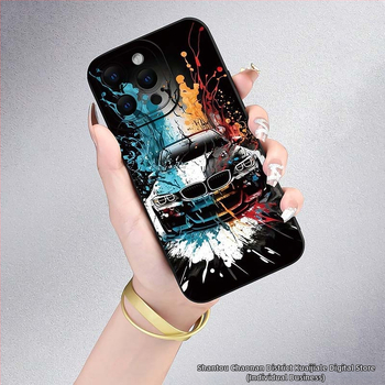 Apsauginis silikoninis dėklas „Splash ink cartoon“, skirtas „Apple 14ProMax/15/16 personality iPhone 13/12/11“ telefonui, 78 g