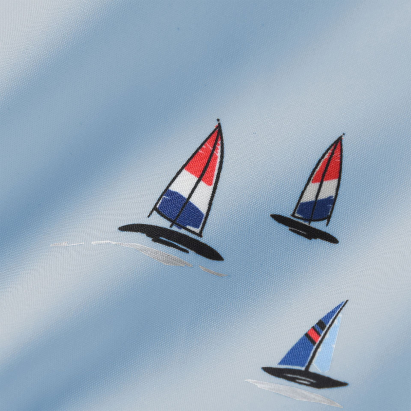 Poiste koomiksiga purjetamisteemaline lühikeste varrukatega särk, laste suvine kardigan, rannatopp, vabaaja üleriietus