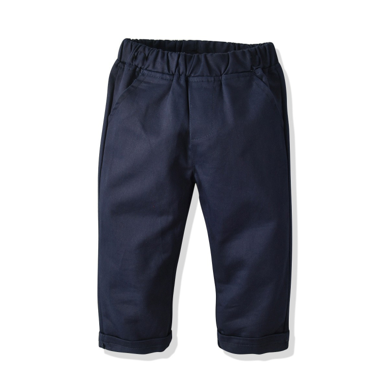 Poiste kevad- ja sügisene ruuduline pikkade varrukatega särk ja püksid, laste vabaaja kaheosaline ülikond