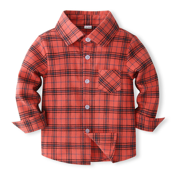 Ευρώπη και Ηνωμένες Πολιτείες διασυνοριακό πουκάμισο με μακρύ μανίκι και καρό πέτο για αγόρια, χριστουγεννιάτικο πουκάμισο Amazon για παιδιά, εξωτερικό εμπόριο διασυνοριακών παιδικών ενδυμάτων