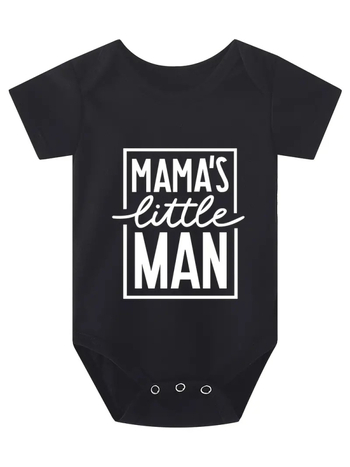 Tehase otsene piiriülene vastsündinu 0-2-aastane hingav puuvillane lühikeste varrukatega khaki värvi beebi MAMA`S LITTLE