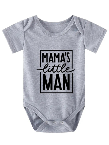 Tehase otsene piiriülene vastsündinu 0-2-aastane hingav puuvillane lühikeste varrukatega khaki värvi beebi MAMA`S LITTLE