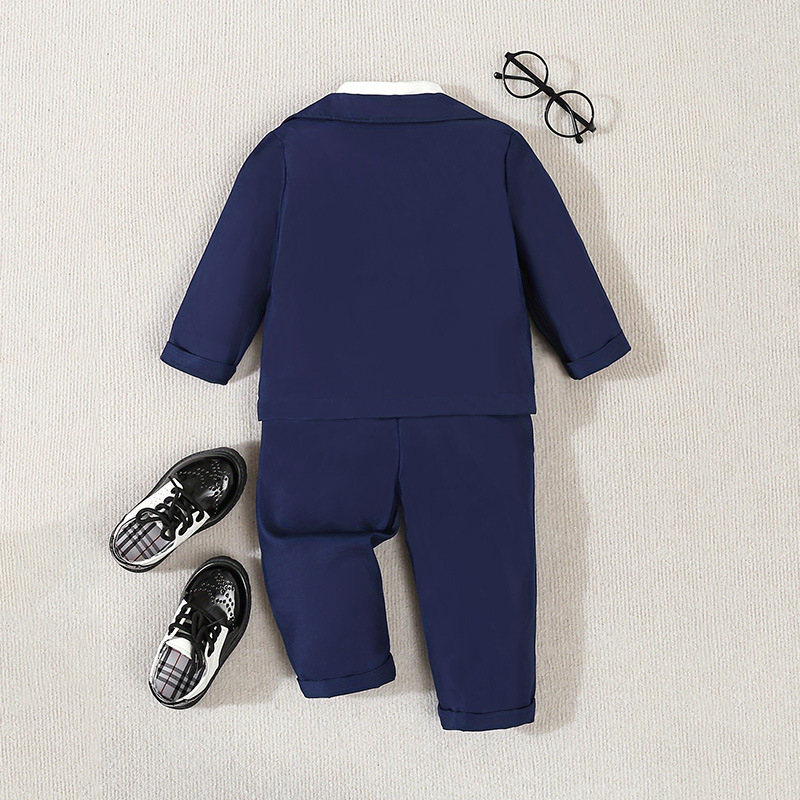 Laste ülikond, beebi sünnipäevakleit, Briti härrasmehe beebipoisi pulmakleit, lilleline poissi külaliskleit