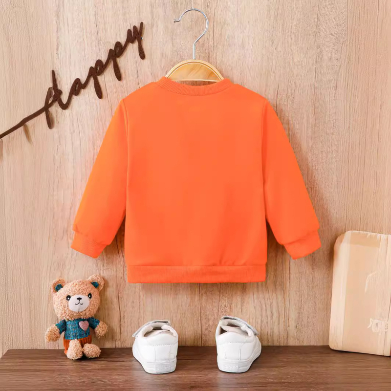 Kevad- ja sügisesed uued laste rebase tikandiga vabaaja vestid, terve põlvkond juukseid