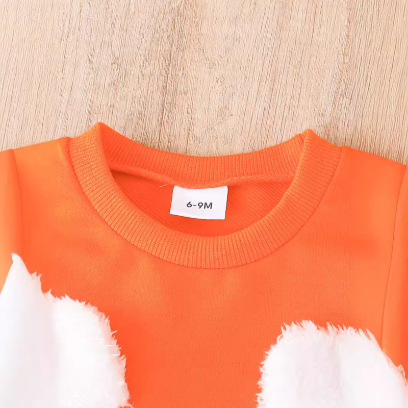 Kevad- ja sügisesed uued laste rebase tikandiga vabaaja vestid, terve põlvkond juukseid