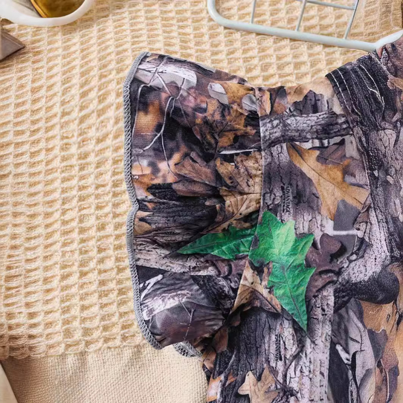 Tarpvalstybinė INS kūdikio mergaitės vasarinė, pilnai atspausdinta šoninėmis rankovėmis, juosmeniu, klostuota stilinga mados suknelė