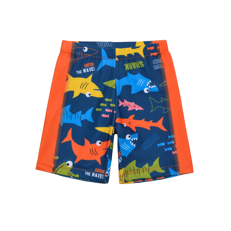 Piiriülene poiste haiujumistrikoo, kolmeosaline ujumistrikoo, pikkade varrukatega lühikesed püksid, kuumaveeallikaga rand, kiiresti kuivav poiste lõhestatud ujumistrikoo