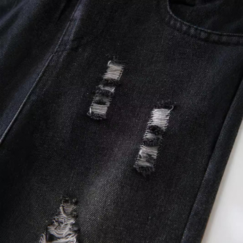 Euroopa ja Ameerika väliskaubanduse laste riided uued tüdrukute suurte aukudega retro teksad vabaaja retuusid koonusjad püksid pikad püksid