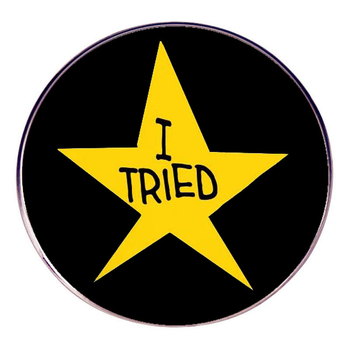 Skúšam brošňu na odovzdanie päťcípej hviezdy, medaily, odznaku, kovovej zliatiny, doplnkov k odznakom