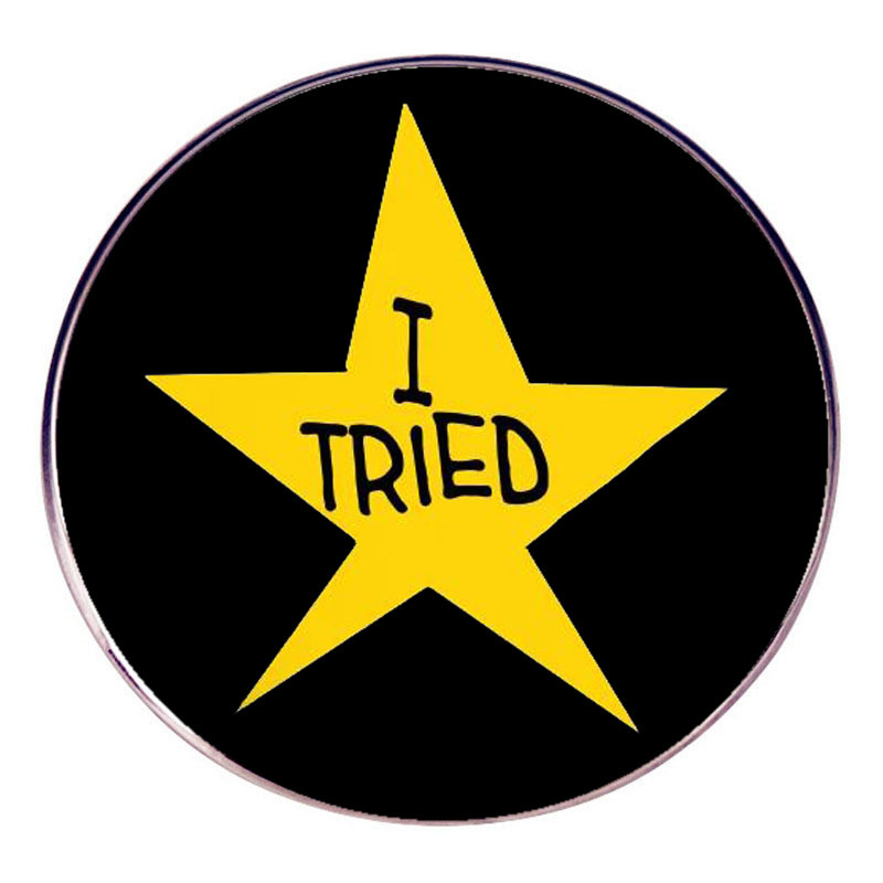 Skúšam brošňu na odovzdanie päťcípej hviezdy, medaily, odznaku, kovovej zliatiny, doplnkov k odznakom