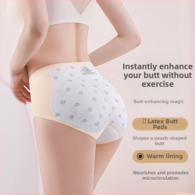 Vidēja jostasvieta, mākslīgā dibena gurnu pacelšanas sieviešu apakšveļa, persiku krāsas, elpojoša, vasaras, gurnu artefakts