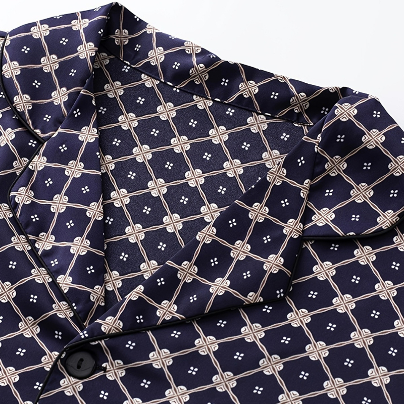 Uus suurte suuruste meeste pidžaamakomplekt koduriietele lühikeste varrukatega lühikesed püksid, mis on kodus hädavajalikud