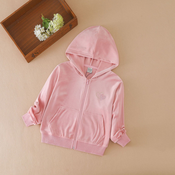 Tüdrukute pikkade varrukatega kapuutsiga jope 2024 uued laste pikad püksid soe sügis ja talvine kaheosaline komplekt