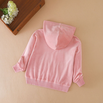 Tüdrukute pikkade varrukatega kapuutsiga jope 2024 uued laste pikad püksid soe sügis ja talvine kaheosaline komplekt