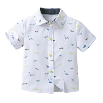 Piiriülene poiste lühikeste varrukatega särk, keskmise ja suure suurusega laste särk, meeste laste suvine revääriga särk, beebisärk, lääne stiilis särk