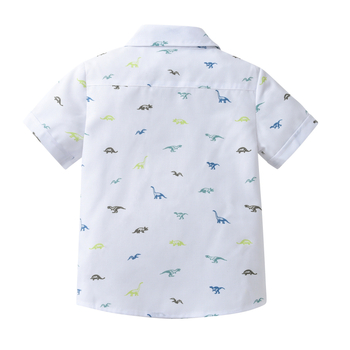 Piiriülene poiste lühikeste varrukatega särk, keskmise ja suure suurusega laste särk, meeste laste suvine revääriga särk, beebisärk, lääne stiilis särk