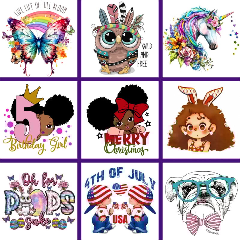 „Hongcai“ tarpvalstybinė didmeninė prekyba vaikų drabužiais, animacinių filmukų vėžlio rašto šilumos perdavimo lipdukai, spausdinti marškinėliai, ofsetiniai šilumos perdavimo balto rašalo šilumos perdavimo paveikslėliai