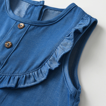 Teksariidest suvine vastsündinud tüdrukute varrukateta kombinesoon ha-mantel printsess suvine väliskaubandus piiriülene