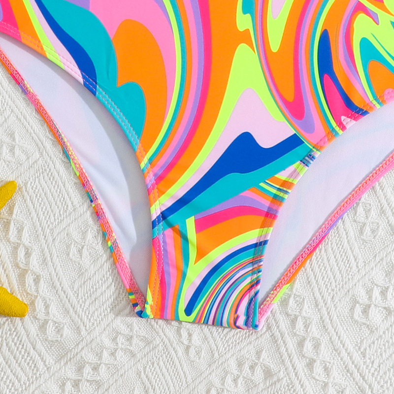 2025. gada jauni bērnu viendaļīgi peldkostīmi no pārrobežu ražotājiem, vairumtirdzniecības modes vinjetēšanas, jauki mazuļu meiteņu peldkostīmi