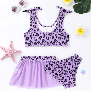 Ολόσωμο μαγιό υψηλής ποιότητας με σχέδιο λεοπάρ για κορίτσια, για μωρά και κορίτσια, με σχέδιο πεταλούδας