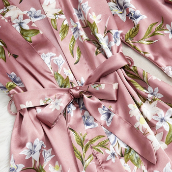 Ifjúsági határokon átnyúló selyem pizsama női hálóing rövidnadrág hálóing háromrészes nyári kényelmes felsőruházat otthoni ruházat