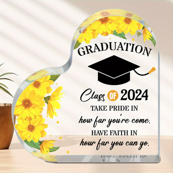 2024 m. išleistuvių dovana jai, akrilo suvenyrinė dekoracija, išleistuvių dovana