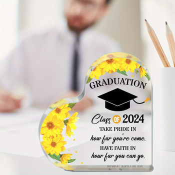 2024 m. išleistuvių dovana jai, akrilo suvenyrinė dekoracija, išleistuvių dovana