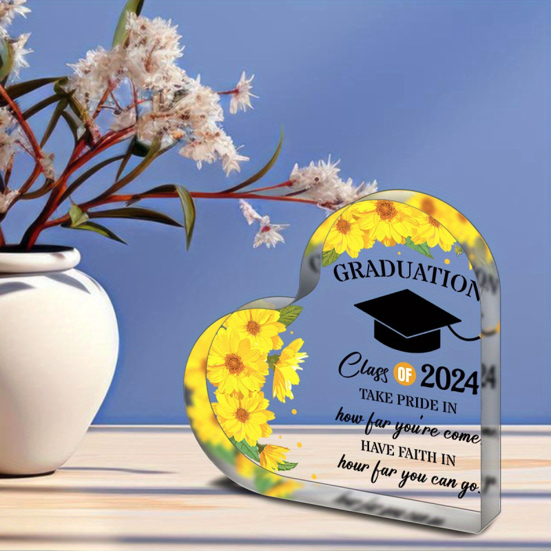 2024 m. išleistuvių dovana jai, akrilo suvenyrinė dekoracija, išleistuvių dovana