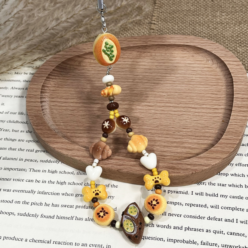 Maizes rokassprādze, pārtikas rotaļu atslēgu piekariņš, uzkodu dzīvnieku mugursomas kulons, personīgais DIY, jauks mobilā tālruņa ķēdīte, vairumtirdzniecības rotaslietas