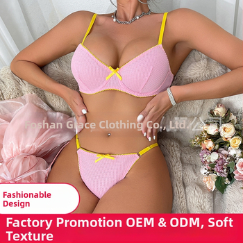 Tarpvalstybinis karštas seksualus susibūrimo apatinis trikotažas nėriniuotas seksualus kostiumas uniforma grynas patrauklumas string liemenėlė nauja moteris