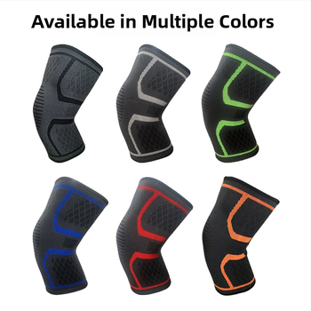 Επιγονατίδα με ιμάντα πίεσης, περιέλιξη, μπάσκετ, τρέξιμο, γυμναστική, ιππασία, πλεκτή, αθλητική, συμπιεσμένη, αναπνεύσιμη