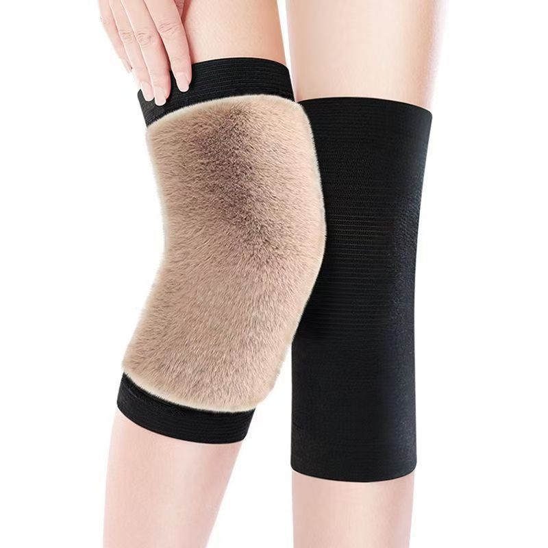 Jesenné a zimné teplé návleky na kolená z ťavej srsti s flísovou podšívkou, zahustené, odolné voči chladu, teplé kolenné kĺby, staré a studené nohy, cyklistika pre mužov a ženy