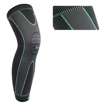 Μακριές ζεστές επιγονατίδες με επένδυση fleece για άνδρες και γυναίκες, αντιολισθητικές επιγονατίδες χονδρικής, μακριές λουρίδες από νάιλον, επιγονατίδες από αψιθιά