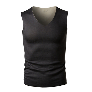 Peamine tõuge väliskaubanduse hulgimüügi tehase varustus meeste vest vest meeste vaba lõikega elastne vest jala suurus