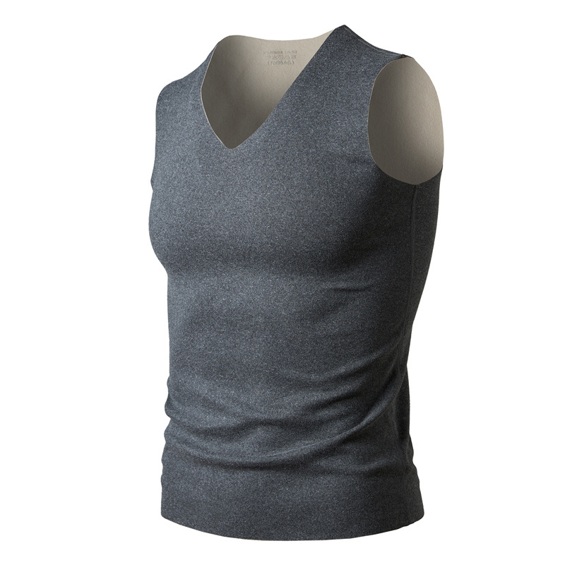 Peamine tõuge väliskaubanduse hulgimüügi tehase varustus meeste vest vest meeste vaba lõikega elastne vest jala suurus