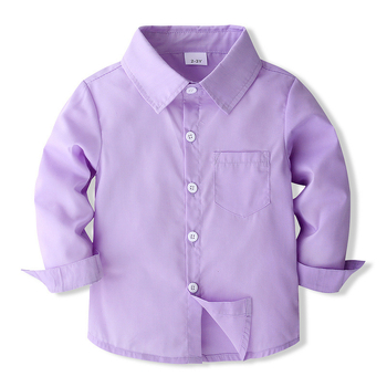 Allikas tootjad hulgi laste pikkade varrukatega lahtised lillad särgid kevad- ja sügispoiste härrasmehe kleit ametlik särk