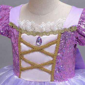 Väliskaubanduse uus Sophia printsess kleit Frozen Rapuntsel kleit laste halloweeni etenduskleit