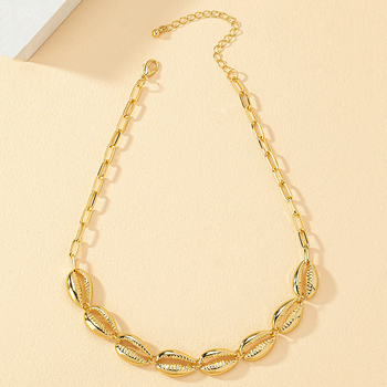 Euroopa ja Ameerika Ühendriikide piiriülesed uued ehted, boheemlasliku moekujunduse tundega koorikuga kaelakee, retrohõnguline rangluukett