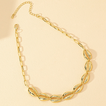 Euroopa ja Ameerika Ühendriikide piiriülesed uued ehted, boheemlasliku moekujunduse tundega koorikuga kaelakee, retrohõnguline rangluukett