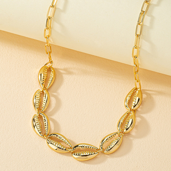 Euroopa ja Ameerika Ühendriikide piiriülesed uued ehted, boheemlasliku moekujunduse tundega koorikuga kaelakee, retrohõnguline rangluukett