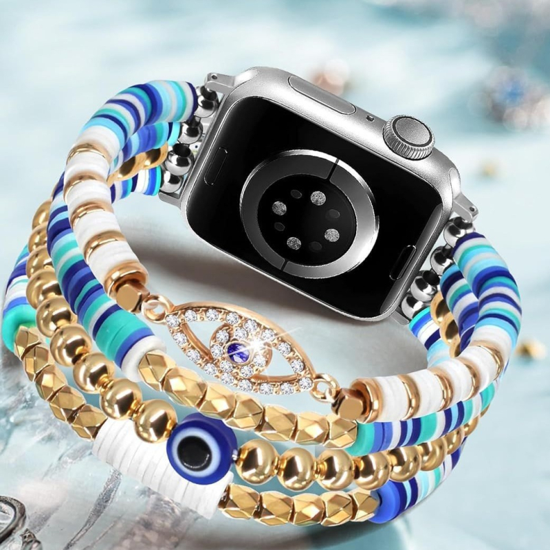 Amazoni plahvatusohtlik rihm, kuradisilma rihm, ehted, ahhaat-helmestega rihm, veniv helmestega kivi, käsitöö