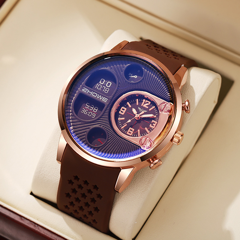 rokas pulkstenis gif pārrobežu pulkstenis jauns silikona sporta vīriešu pulkstenis biznesa ārējās tirdzniecības kvarca pulkstenis vīriešiem